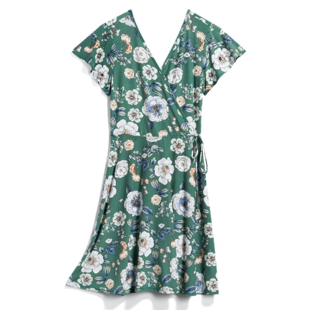 KAILEIGH Kaela Faux Wrap Knit Dress